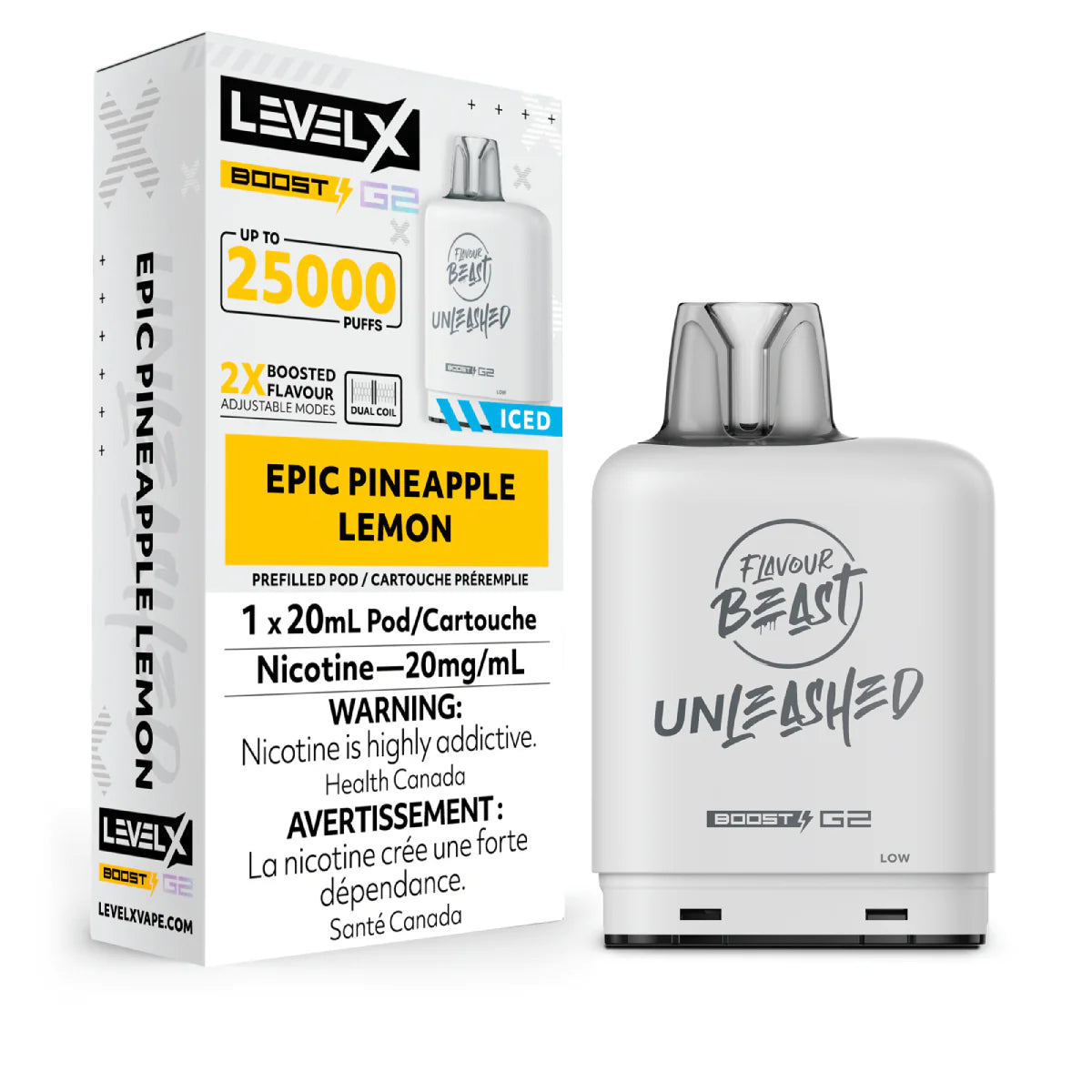 Flavour Beast Unleashed - Level X Boost G2 25k - Epic Pineapple Lemon Iced (PROV)