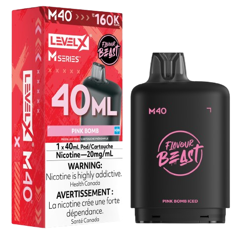 Flavour Beast Level X M Series 160k - Pink Bomb Iced (PROV)