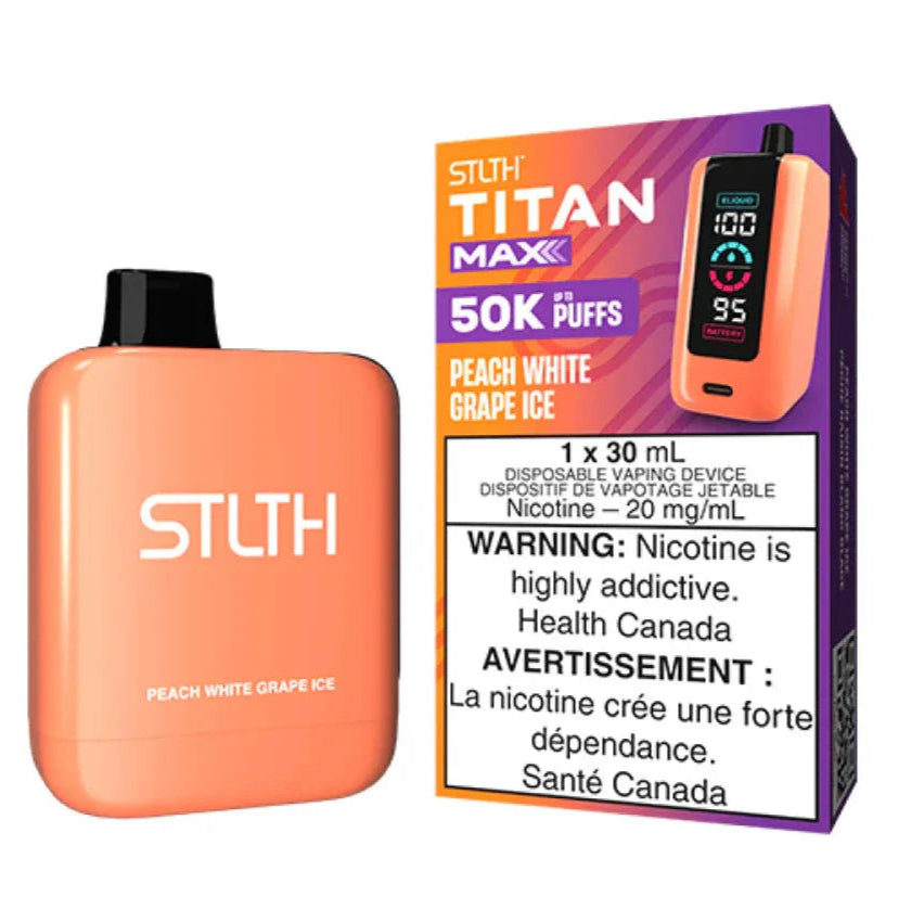 STLTH Titan Max - Peach White Grape Ice (PROV)