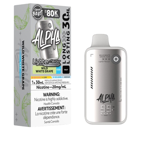 Flavour Beast ALPHA 80k Light Flavours Series - Wild White Grape Iced