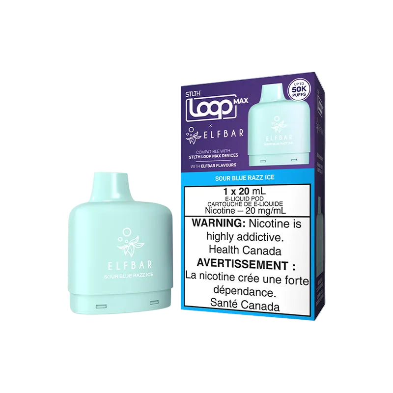 STLTH Loop MAX x ELFBAR 50k - Sour Blue Razz Ice (PROV)