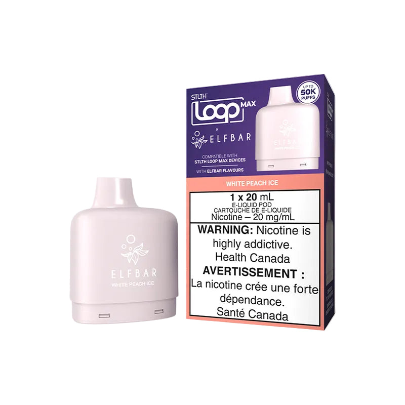STLTH Loop MAX x ELFBAR 50k - White Peach Ice