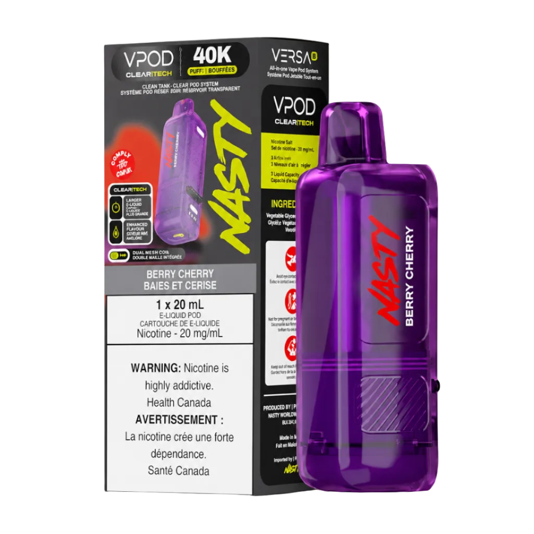 Nasty Versa X Pod 40k - Berry Cherry