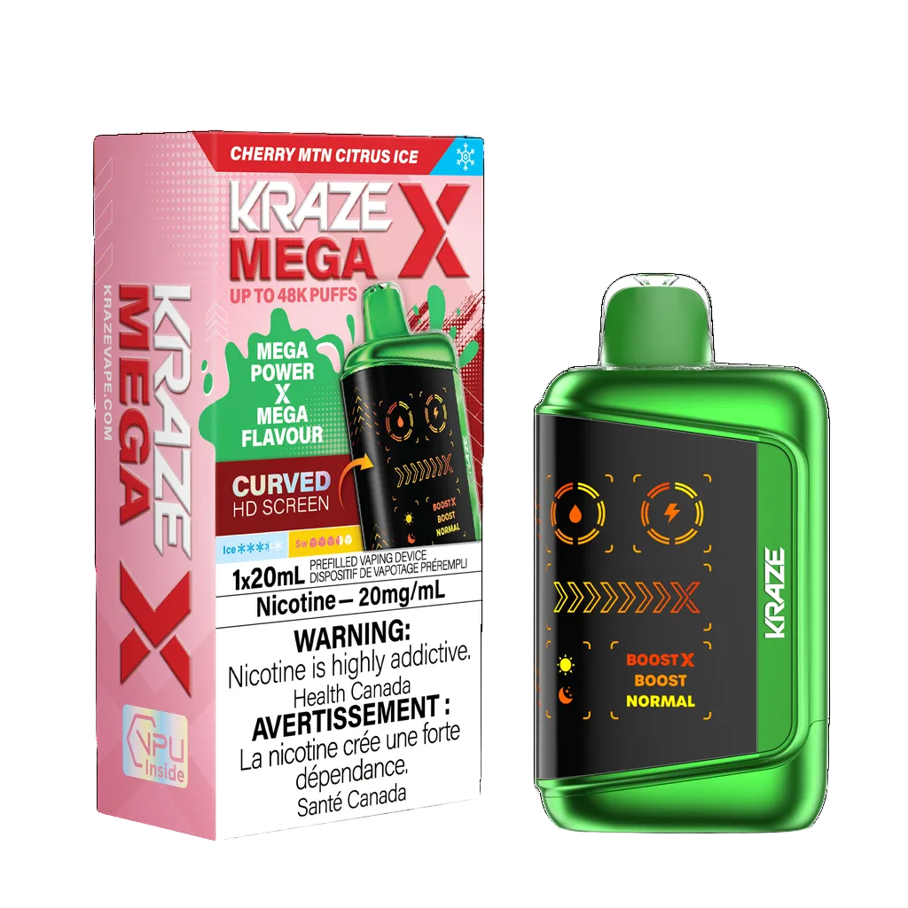 Kraze Mega X - Cherry MTN Citrus Ice (PROV)