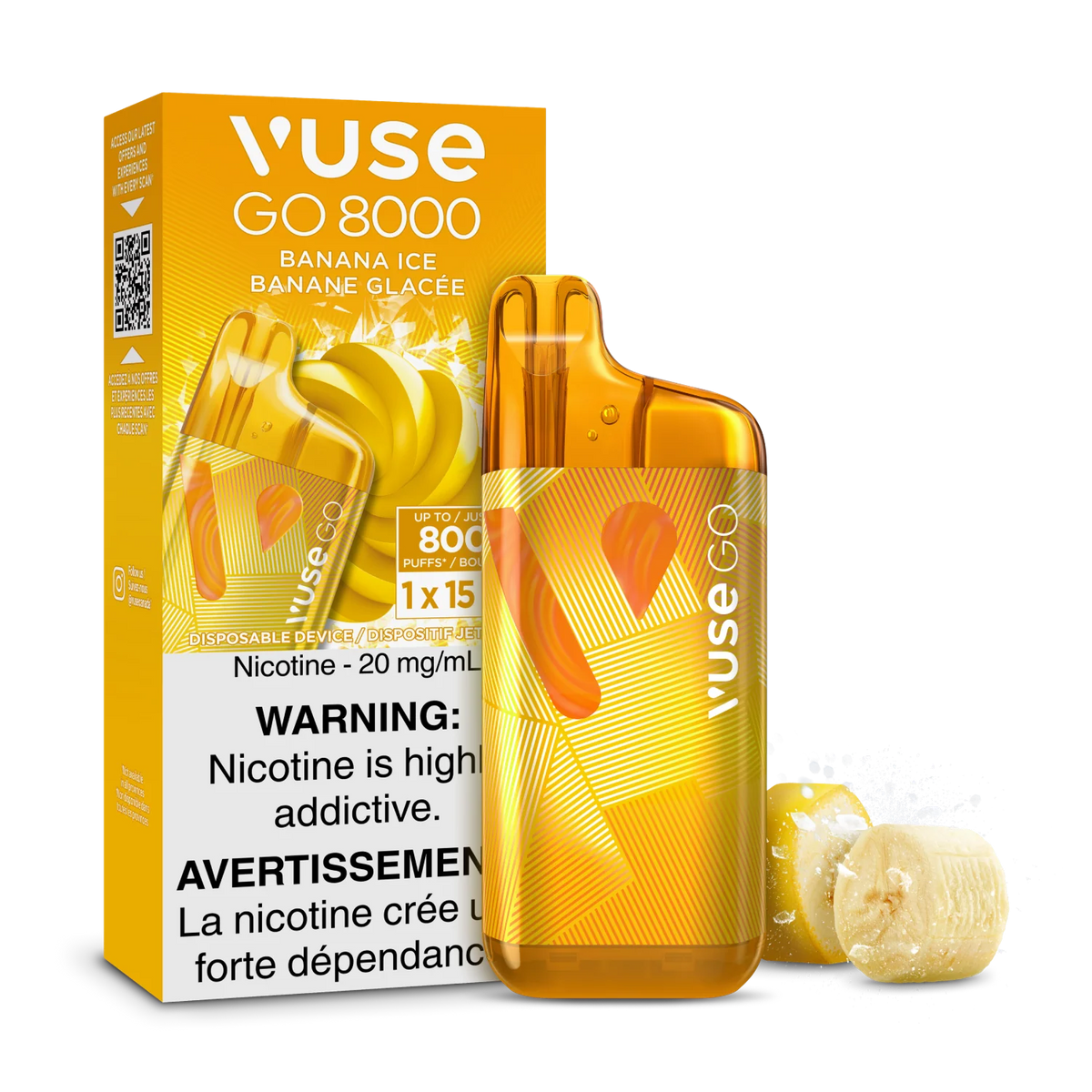 Vuse Go 8000 - Banana Ice