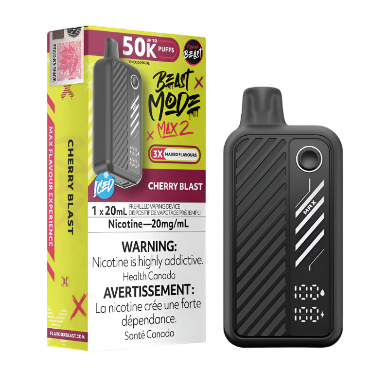 Flavour Beast Beast Mode Max 2 50k - Cherry Blast Iced