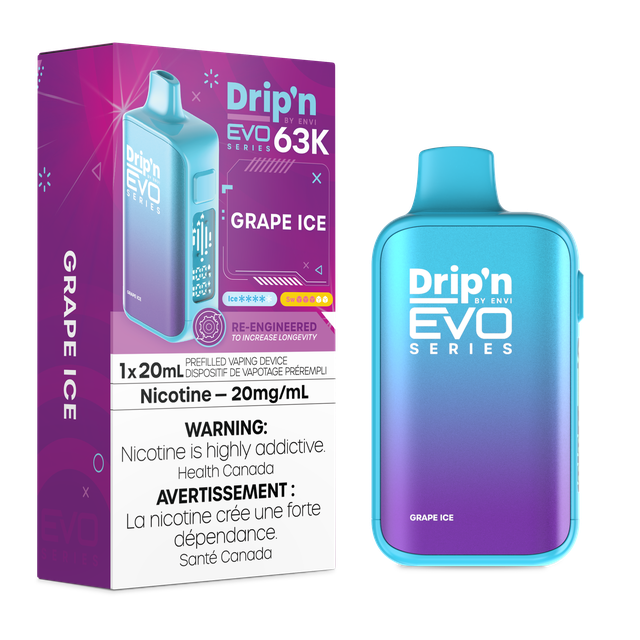Drip'n Evo 63k - Grape Ice (PROV)