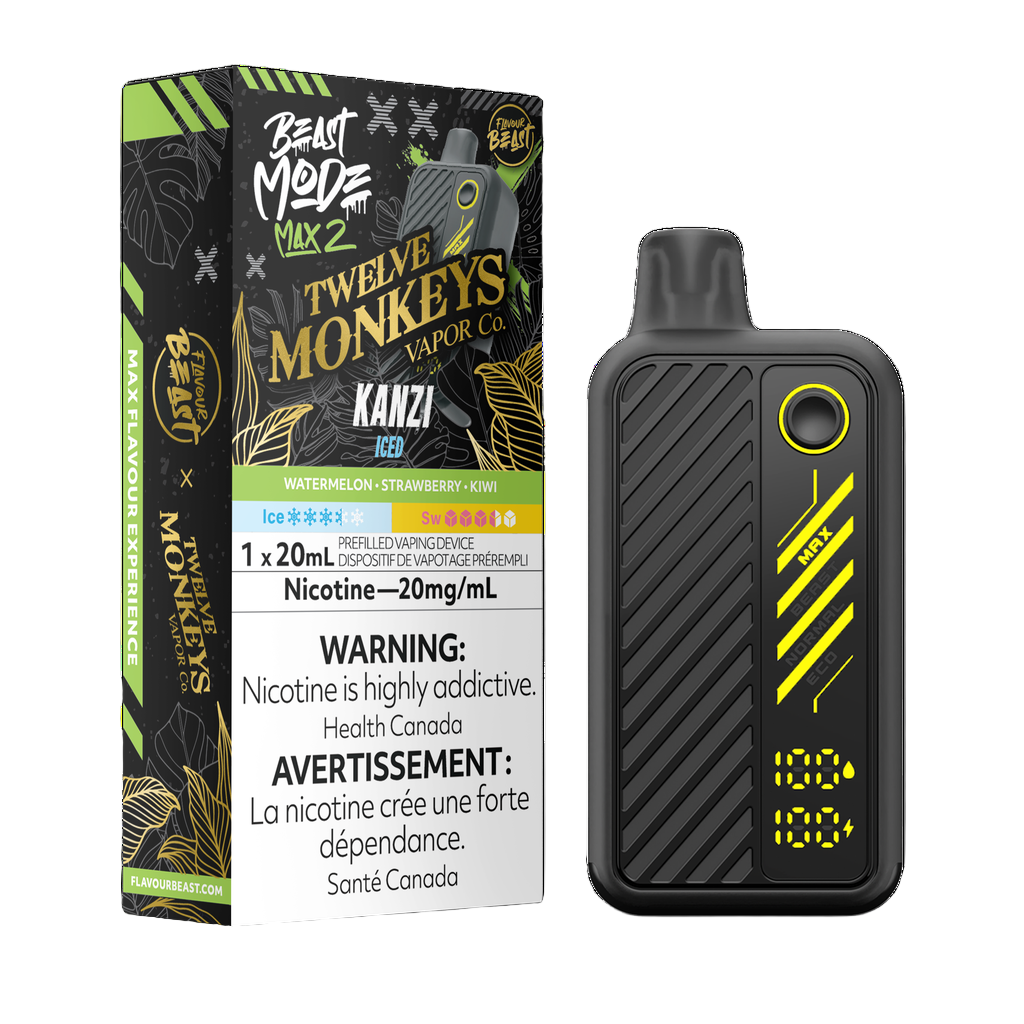 Flavour Beast x Twelve Monkeys Beast Mode Max 2 50k - Kanzi Iced (PROV)