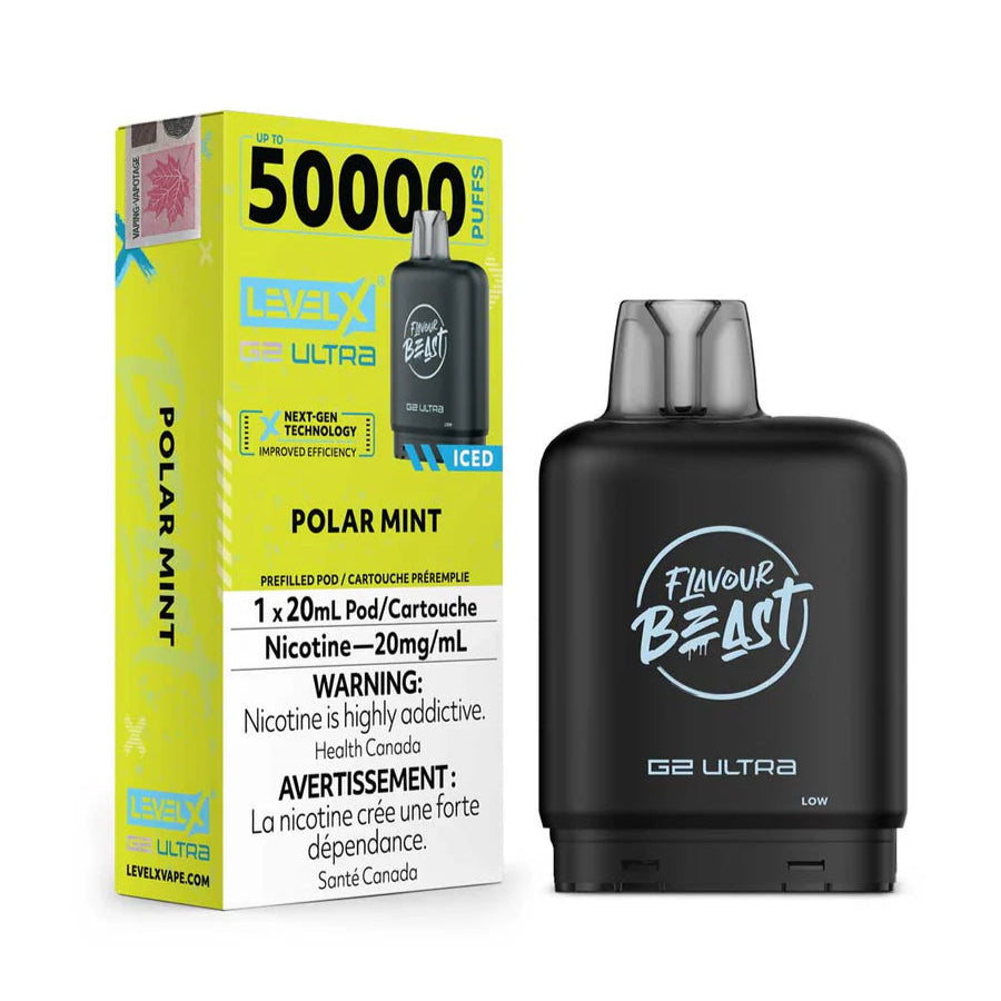 Flavour Beast Level X G2 Ultra 50k - Polar Mint Iced