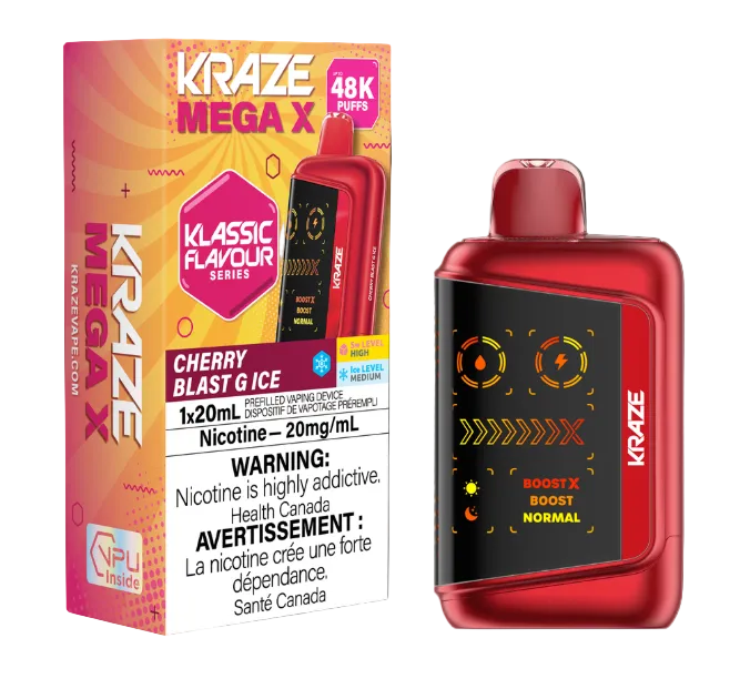 Kraze Mega X Klassic - Cherry Blast G Ice