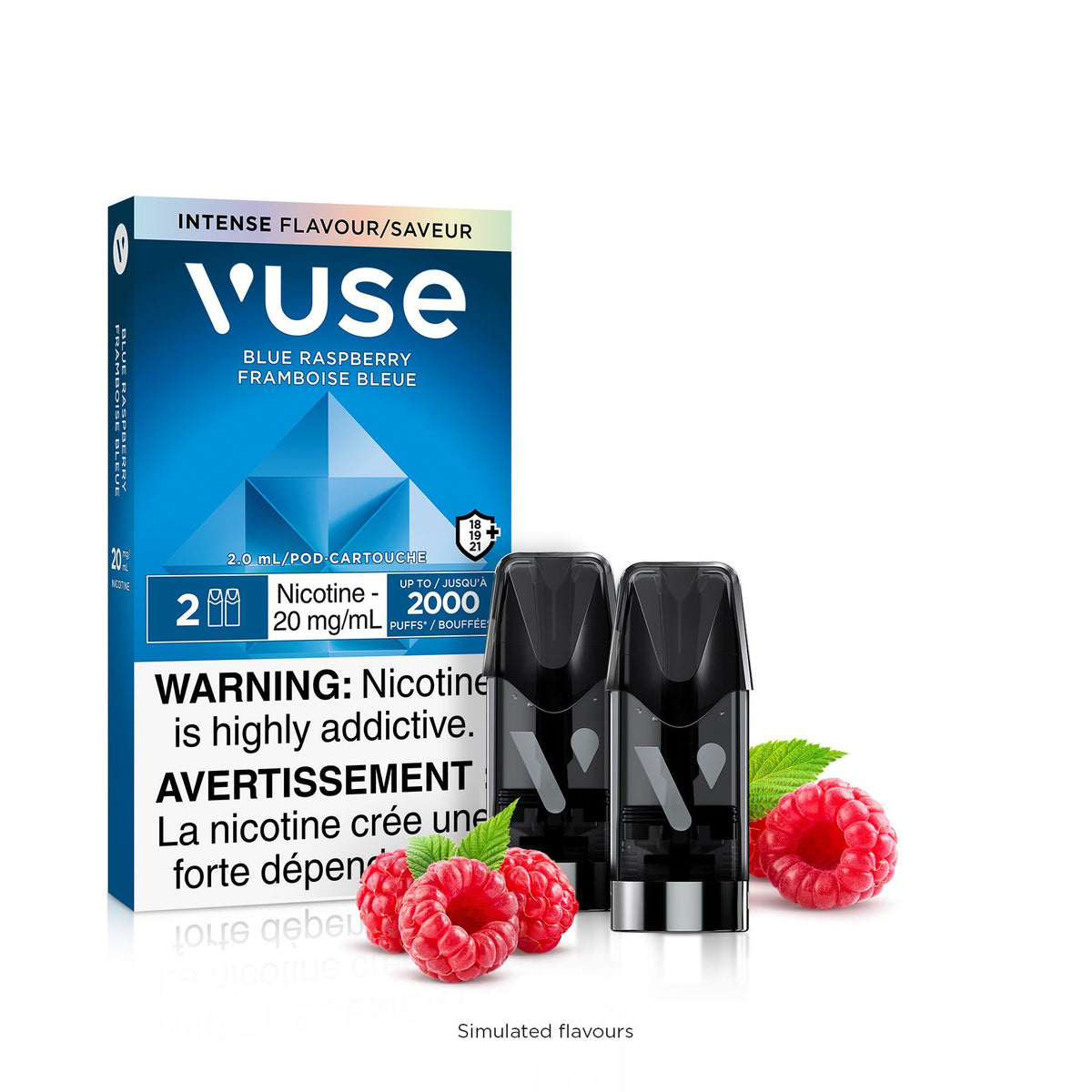 Vuse Pods - Blue Raspberry (PROV)