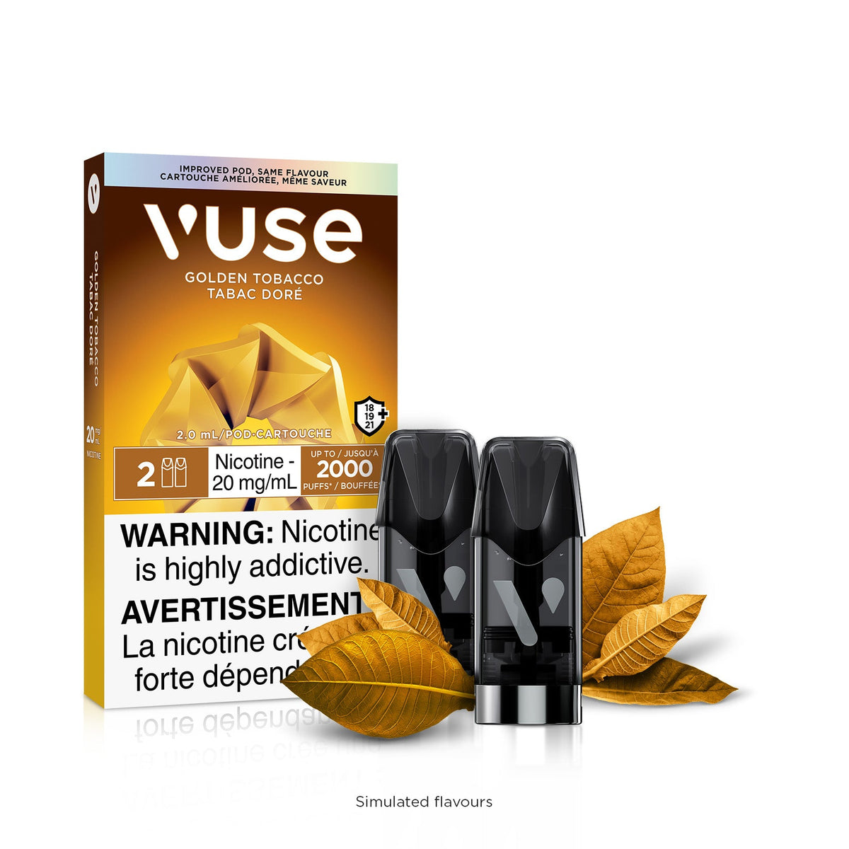 Vuse Pods - Golden Tobacco (PROV)