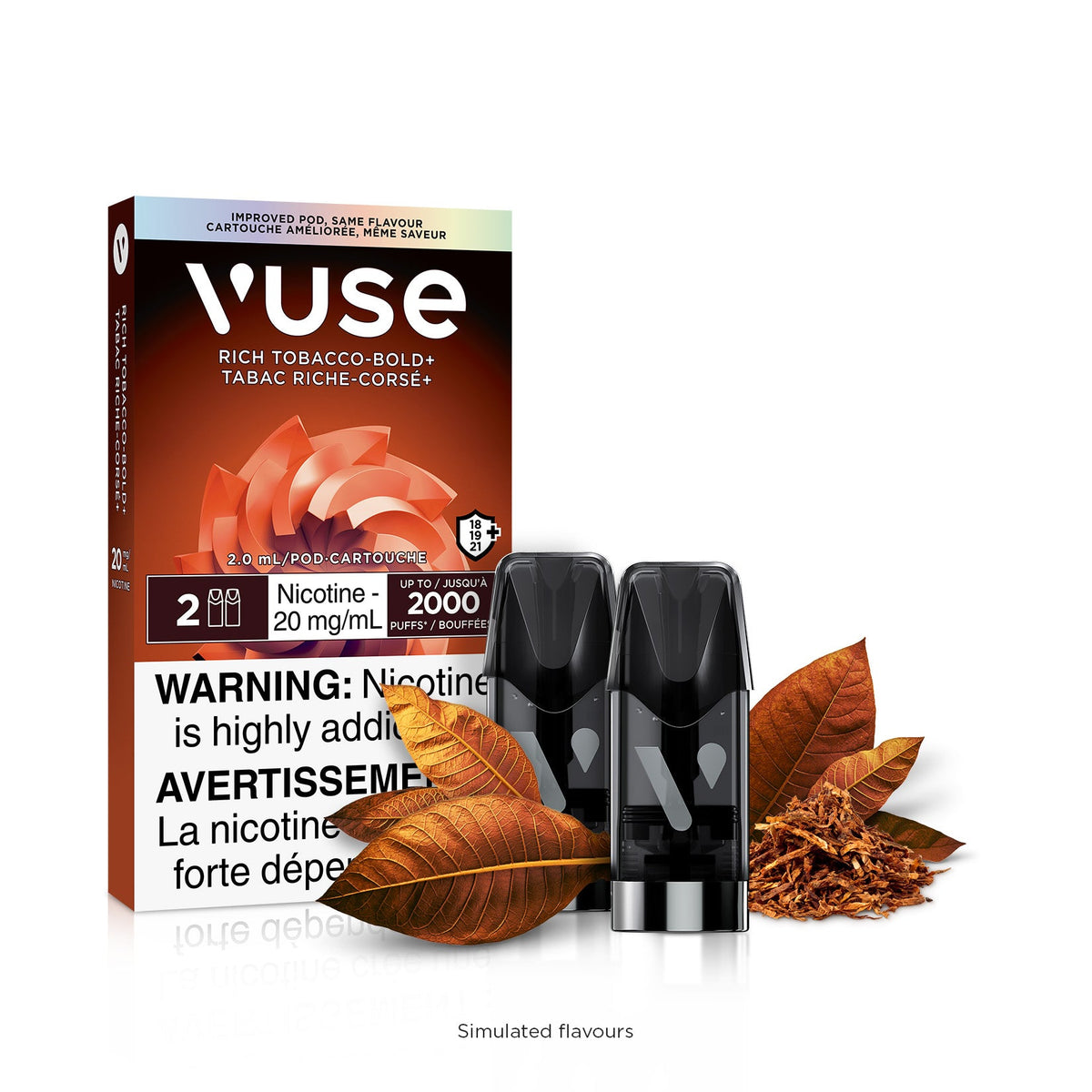Vuse Pods - Bold + Rich Tobacco (PROV)