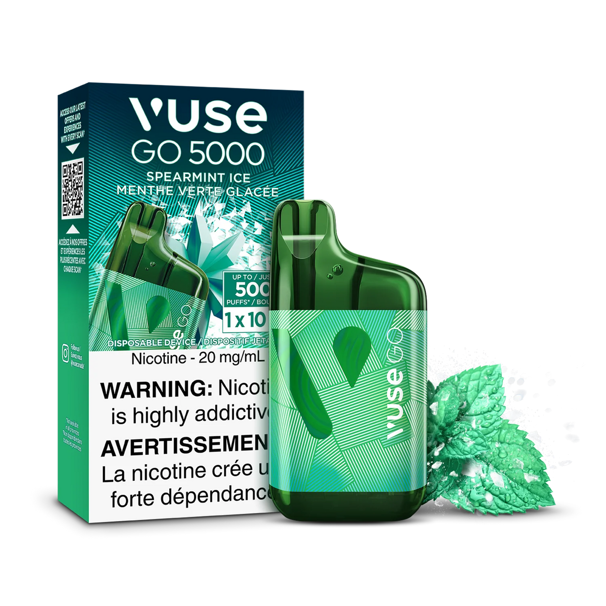 Vuse GO 5000 - Spearmint Ice