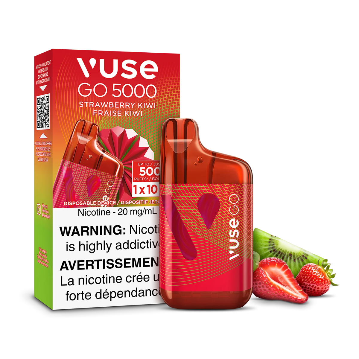 Vuse GO 5000 - Strawberry Kiwi