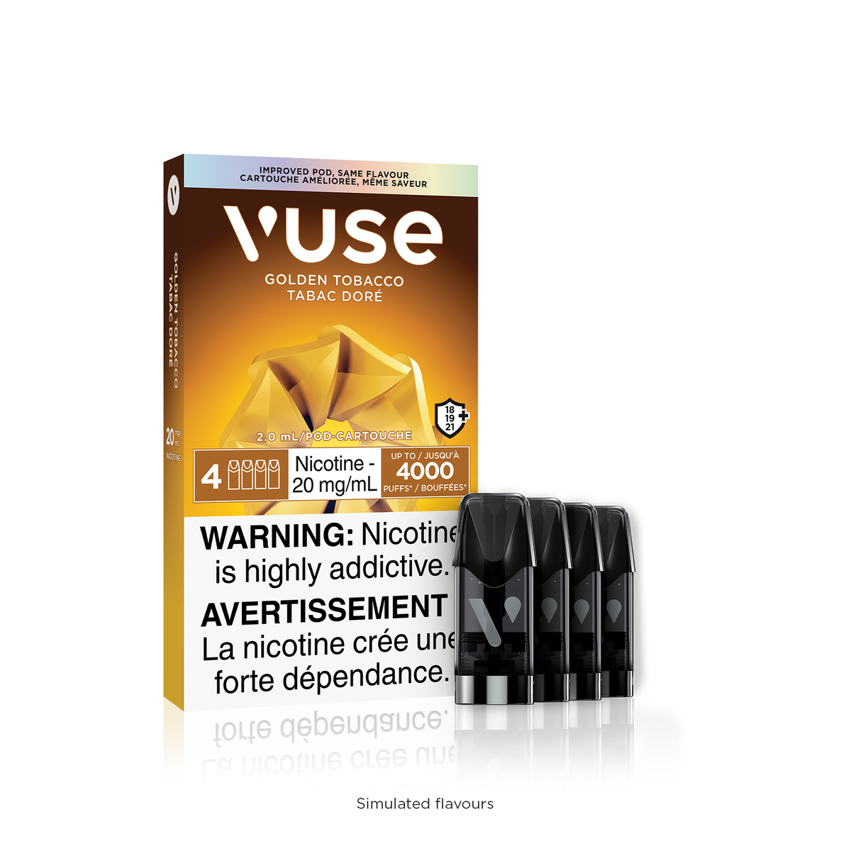 Vuse Pods - Duo Pack - Golden Tobacco (PROV)
