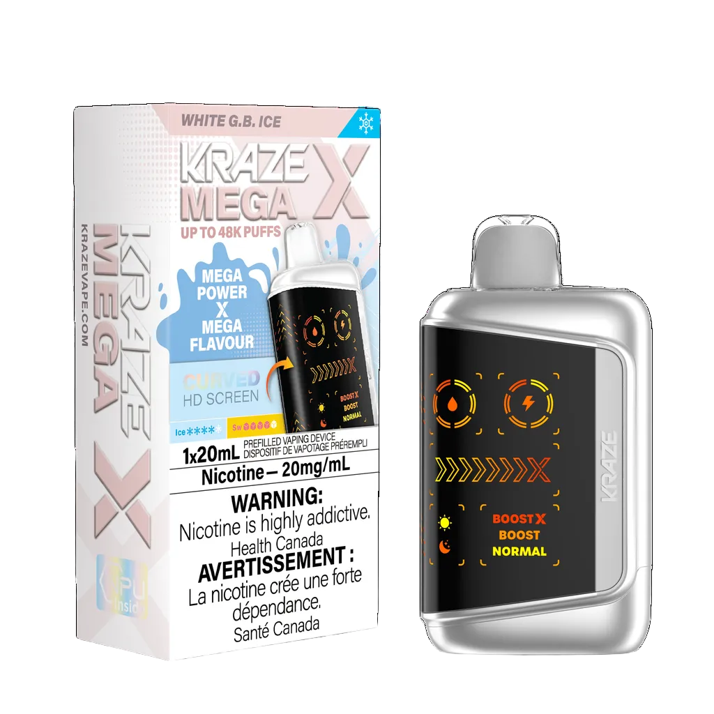 Kraze Mega X - White G.B. Ice