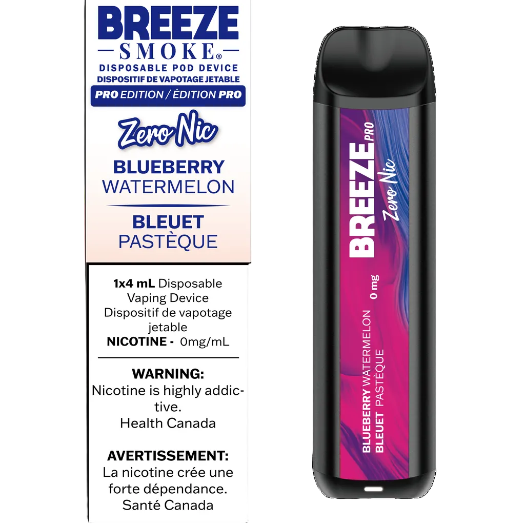 Breeze Zero Nic - Blueberry Watermelon (PROV)