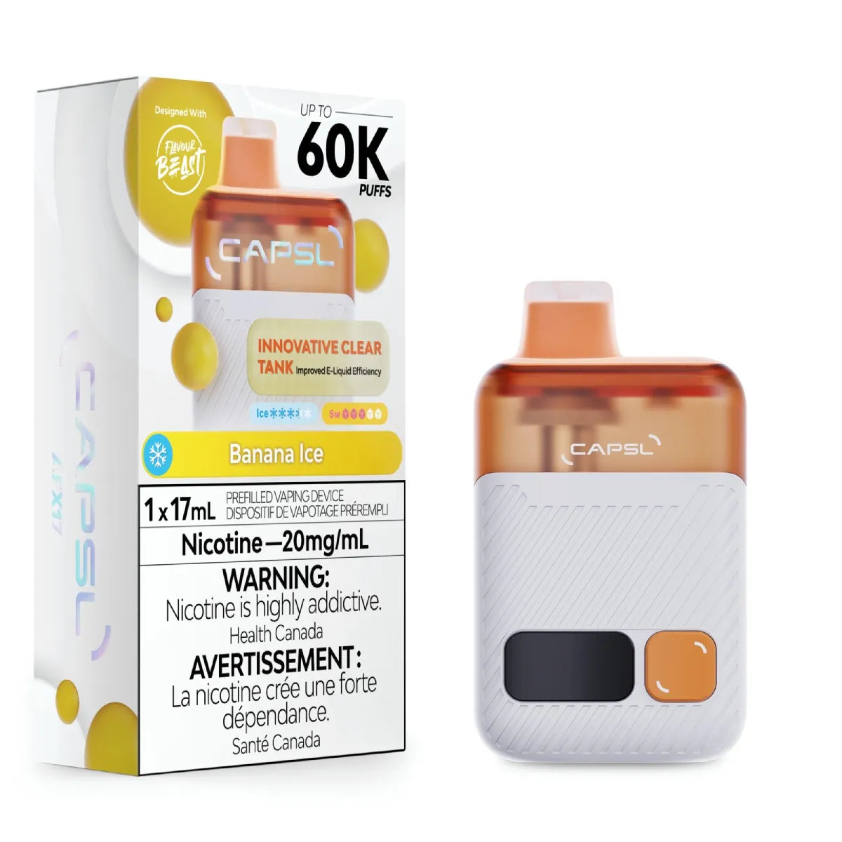 CAPSL AFX17 60k - Banana Ice (PROV)