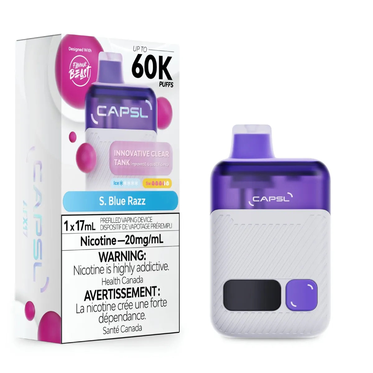 CAPSL AFX17 60k - S. Blue Razz