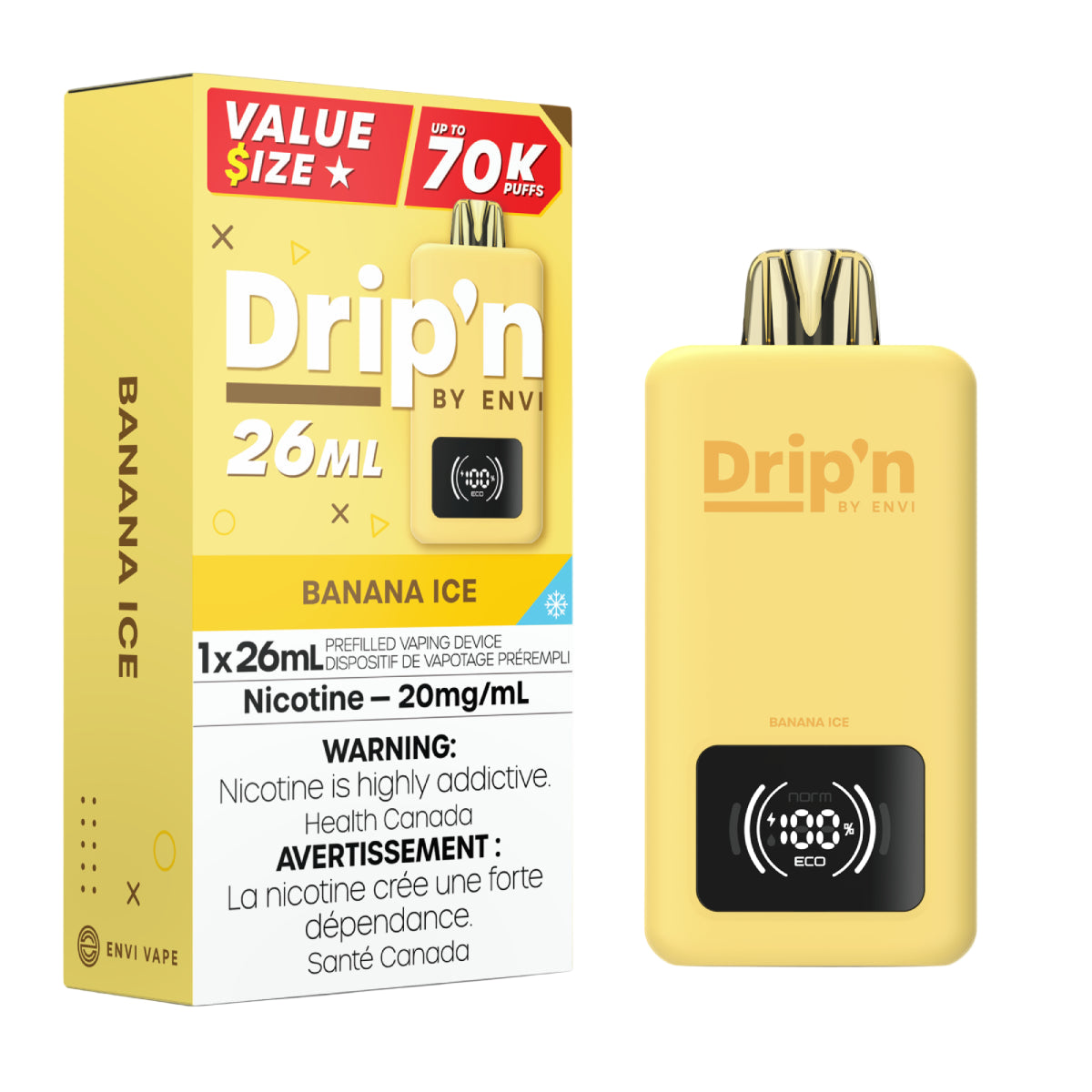 Drip'n 26ML 70k - Banana Ice (PROV)