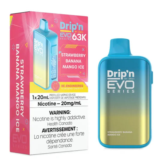 Drip'n Evo 63k - Strawberry Banana Mango Ice (PROV)