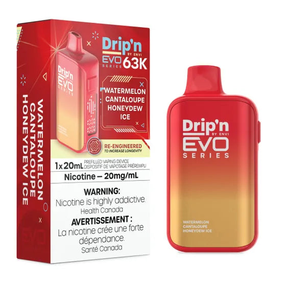 Drip'n Evo 63k - Watermelon Cantaloupe Honeydew Ice