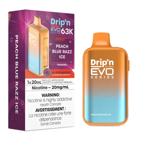 Drip'n Evo 63k - Peach Blue Razz Ice