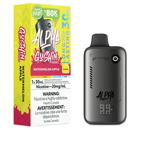 Flavour Beast ALPHA 80k - Gushin Watermelon Apple