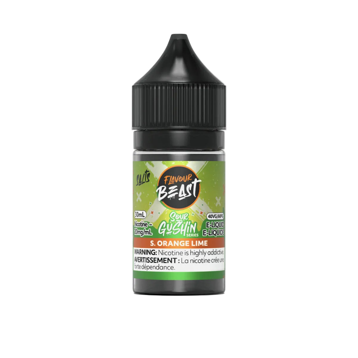 Flavour Beast Gushin Series - Sour Orange Lime 30 ml Salt (PROV)