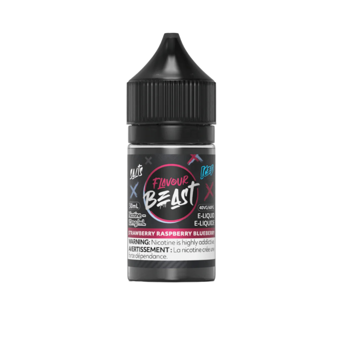 Flavour Beast - Strawberry Raspberry Blueberry Iced 30 ml Salt (PROV)