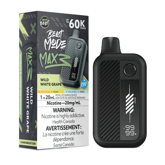 Flavour Beast Beast Mode Max 3 60k - Wild White Grape Iced (PROV)