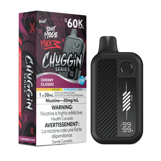 Flavour Beast Beast Mode Max 3 60k Chuggin Series - Cherry Classic Iced