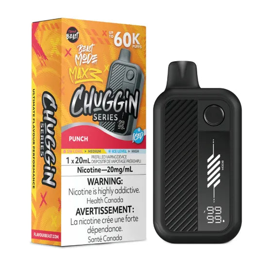 Flavour Beast Beast Mode Max 3 60k Chuggin Series - Punch Iced (PROV)