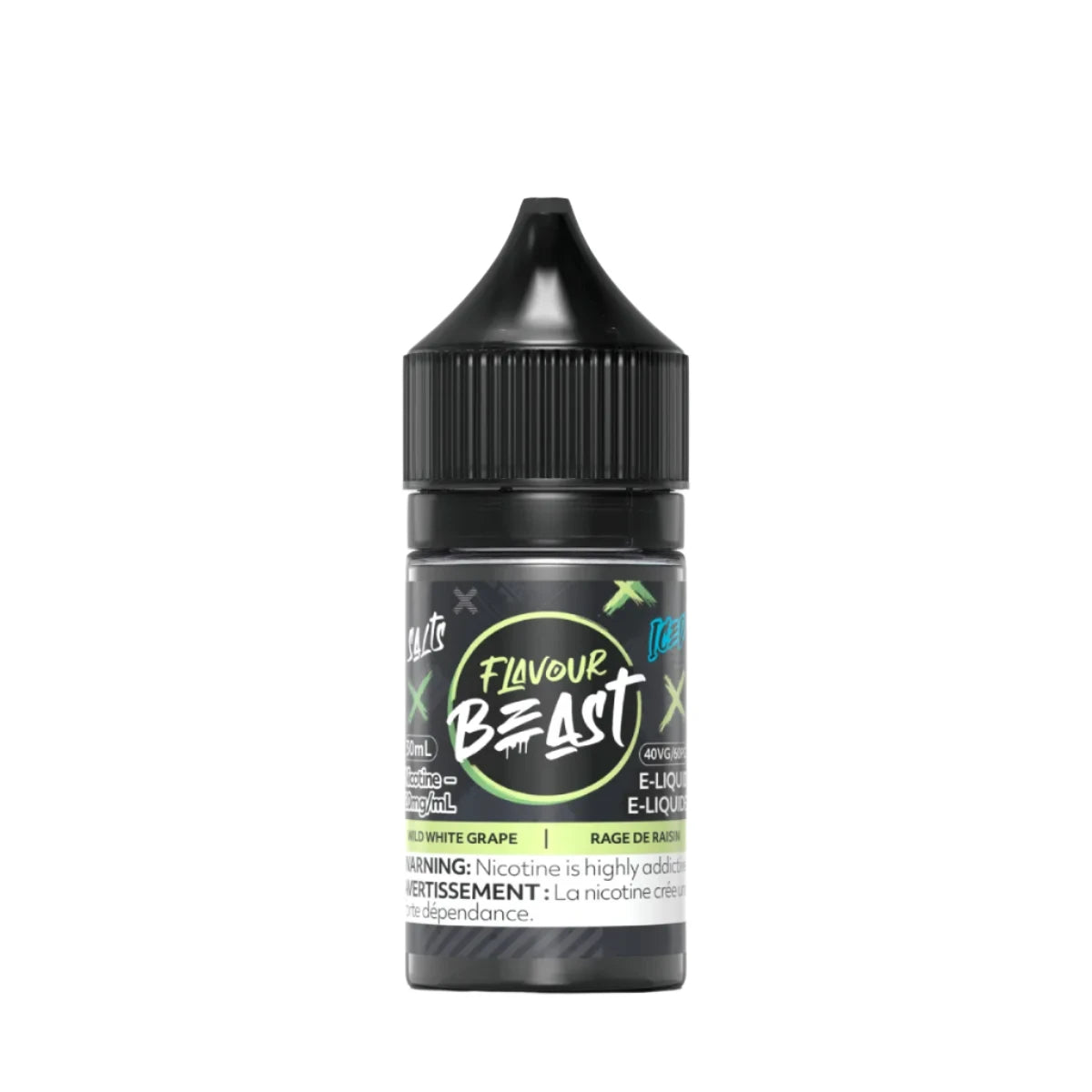 Flavour Beast - Wild White Grape Iced 30mL Salt
