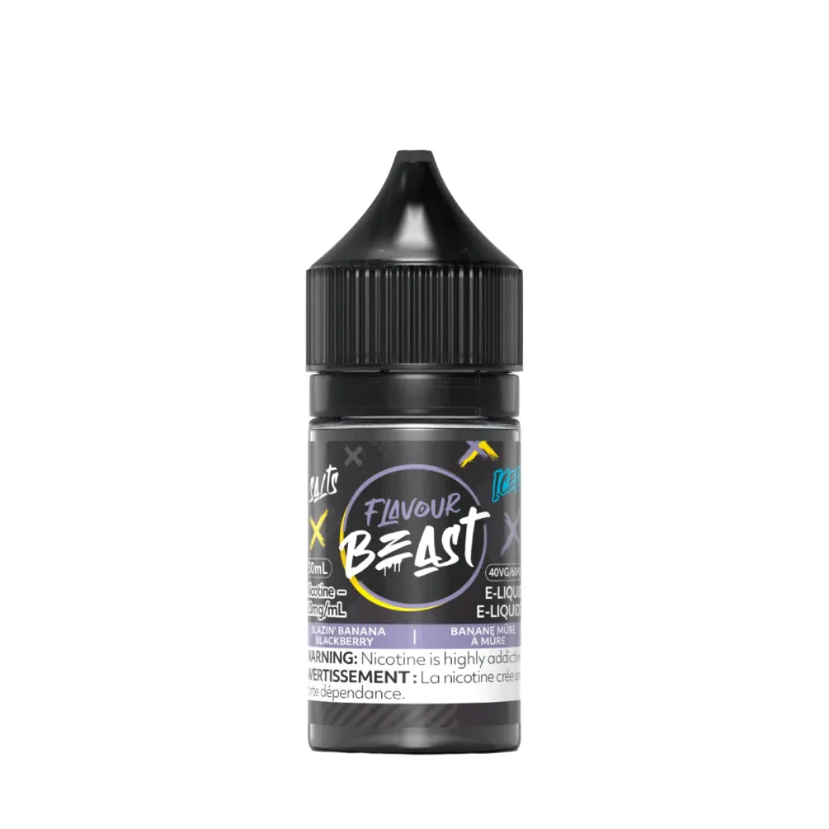 Flavour Beast - Blazin' Banana Blackberry Iced 30ml Salt (PROV)