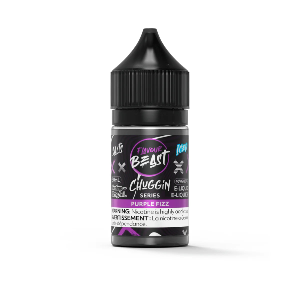 Flavour Beast Chuggin Series - Purple Fizz Iced 30ml Salt (PROV)