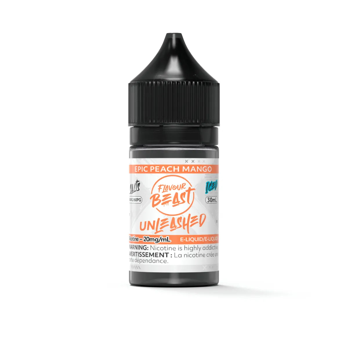 Flavour Beast - Unleashed - Epic Peach Mango Iced 30ml Salt (PROV)