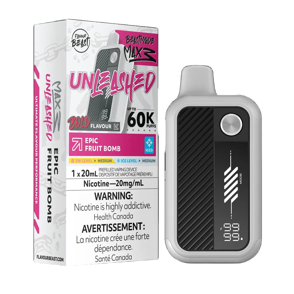 Flavour Beast Beast Mode Max 3 60k - Epic Fruit Bomb Iced (PROV)