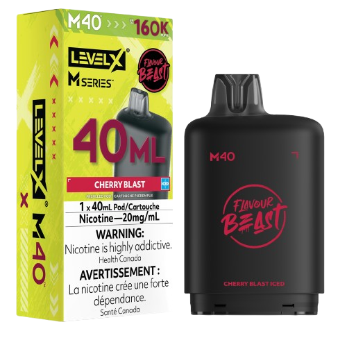 Flavour Beast Level X M Series 160k - Cherry Blast Iced