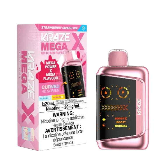 Kraze Mega X - Strawberry Smash Ice (PROV)