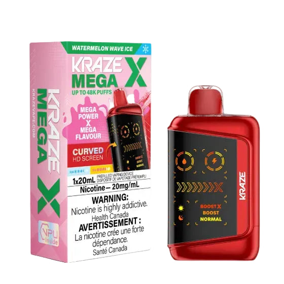 Kraze Mega X - Watermelon Wave Ice