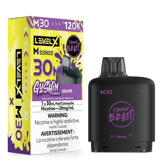 Flavour Beast Level X M Series 120k - Gushin Grape (PROV)