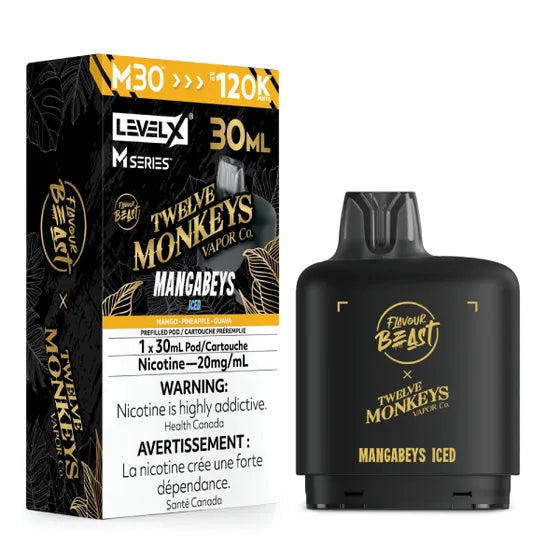 Flavour Beast x Twelve Monkeys Level X M Series 120k - Mangabeys Iced