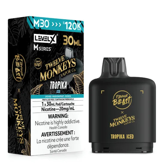 Flavour Beast x Twelve Monkeys Level X M Series 120k - Tropika Iced (PROV)