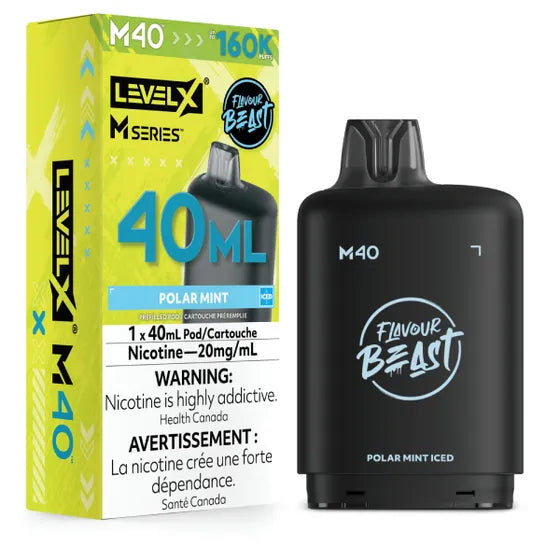 Flavour Beast Level X M Series 160k - Polar Mint Iced