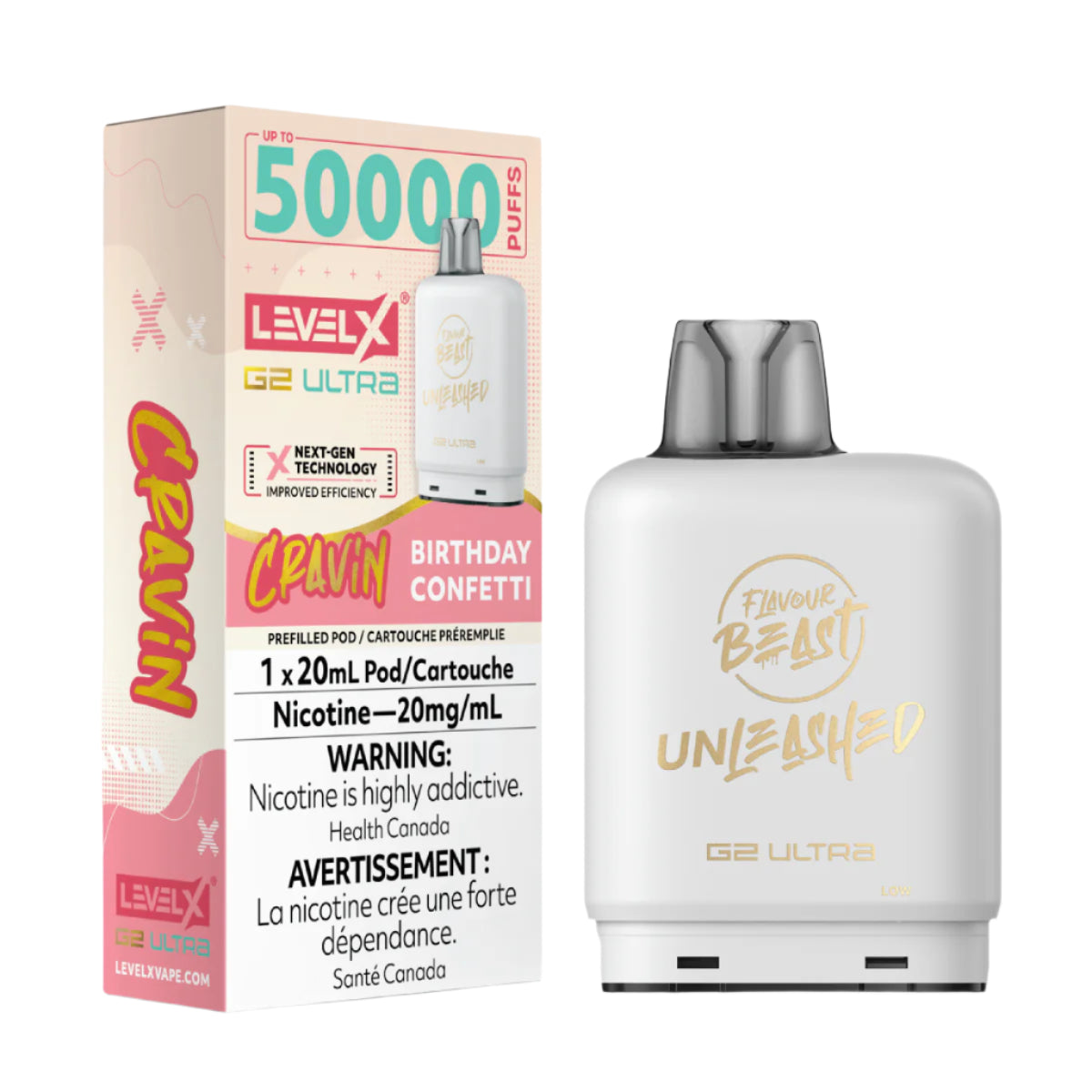 Flavour Beast Unleashed Level X G2 Ultra 50k - Cravin' Birthday Confetti (PROV)