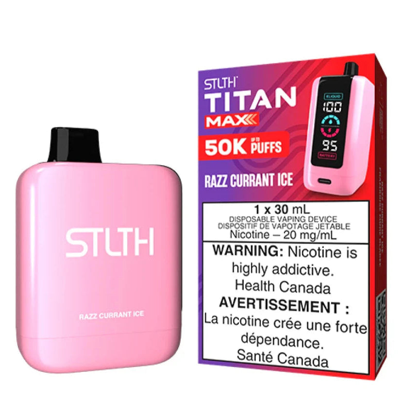 STLTH Titan Max - Razz Currant Ice